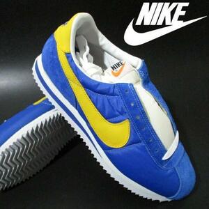 新品 未使用■ 96年製　デッドストック　ナイキ　コルテッツ　ヴィンテージ　28cm　青 黄　NIKE CORTEZ