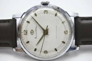 輝ける東洋の星☆ 1950年年代製造 　Orient star　筆記体　初期型　center second 手巻紳士腕時計 現存の少ない希少な機械