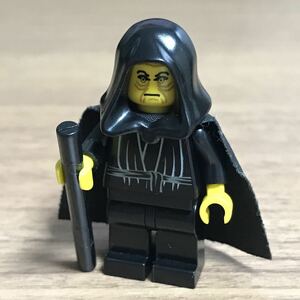 LEGO レゴ ミニフィグ STARWARS スターウォーズ パルパティーン皇帝 帝国軍 シス マント フード 杖