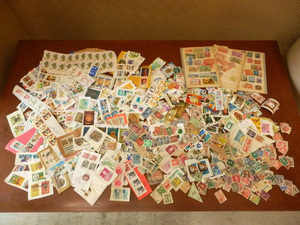 使用済 海外切手 / 中国 イギリス アメリカ アジア 中東 ヨーロッパ 他 世界各国 色々まとめて大量set レア