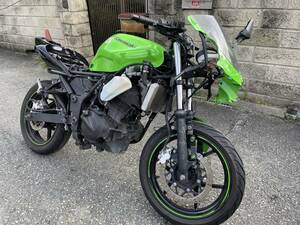 カワサキ ニンジャ250R EX250K-A36＊＊＊　 書類 鍵付き NINJA250R レストアベースor部品取り車