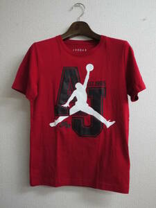 USA/新/即☆NIKE JORDAN/ジョーダン☆ 10-12T/126-140ｃｍ/ ジャンプマン プリント 半そでTシャツ