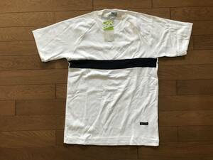 当時物　未使用　デッドストック　アシックス ジェレンク　半袖Tシャツ　クールネック　体操服　サイズ：L　　TM9759