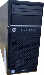 ●[Windows Sever 2012 R2] hp Proliant ML30 GEN9 ミニタワーサーバ (4コア Xeon E3-1230 v5 3.4GHz/16GB/3.5inch SAS 900GB*3/RAID/H240)