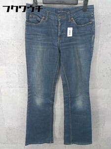 ◇ Earl Jean アールジーン ボタンフライ ジーンズ デニム パンツ サイズ26 インディゴ レディース