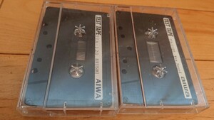 【希少】AIWA テストテープ (カセットテープ) 2本セット (現状品)