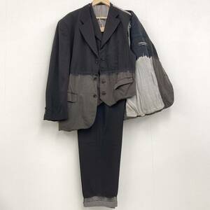 脱色期 1993AW コムデギャルソンオムプリュス ブリーチ 3ピース セットアップ HOMME PLUS スーツ AD1993 90s VINTAGE archive 3070343