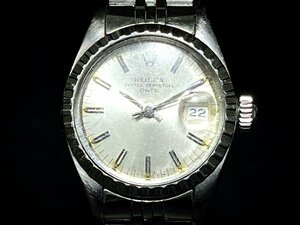 ROLEX　ロレックス　オイスターパーペチュアル　デイト　6924　自動巻き　レディース腕時計　稼働　現状品