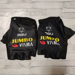 支給品　グローブ　Jumbo visma　手袋　AGU　ユンボヴィスマ　XL　サイクルジャージ　ロードバイク ロットLotto NL プリモシュ　ログリッチ