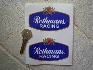 ◆送料無料◆ 海外 ロスマンズ レーシング Rothmans Racing 2枚セット ステッカー