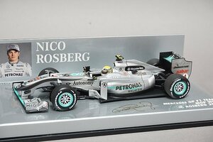 ミニチャンプス PMA 1/43 Mercedes Benz メルセデスベンツ GP ペトロナス F1 チーム N.ロズベルグ MGP W01 2010 #4 410100004