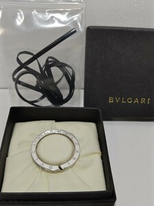 1円スタート【美品/箱付】BVLGARI ブルガリ キーリング　チョーカー スターリングシルバー　925刻印