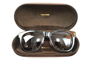 TOM FORD トムフォード TF95.. 56□19 145 ブラック べっ甲柄 サングラスメガネ眼鏡