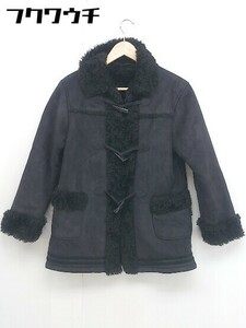 ■ COMME CA ISM コムサイズム キッズ 子供服 長袖 ダッフル コート サイズ150A ブラック メンズ