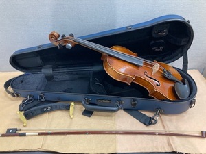 1141* AUBERT A MIRECOURT FRANCE オーベルト ミラコート バイオリン ヴァイオリン 肩当て セミハードケース付 弦ハズレ 弦楽器 現状品