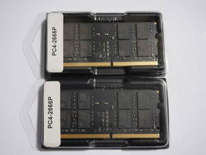 SAMSUNG DDR4 2666Mhz 16GB×2枚 計32GB PC4-21300 ノートPC用メモリ