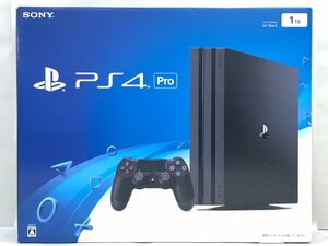 △【13】初期化済み SONY PS4Pro CUH-7000B ジェットブラック 1TB 同梱不可 1円スタート