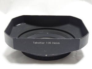 ■PENTAX ペンタックス 純正 角型レンズフード Takumar 24mm F3.5用　フィルター口径58mm