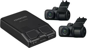 新品 ケンウッド(KENWOOD) 【DRV-MN970】 ドライブレコーダー 高画質 車用 録画機能付き 粘着式 ナビ連携型 前後2カメラ ブラック