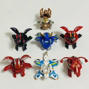 【中古品】SEGATOYS 爆丸 7個セット HEXドラゴノイド ダークオン・ドラゴノイド 輝レオネス デルタドラゴノイド ナイトパーシバル etc.