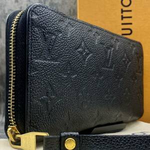 美品/新型/付属品完備 ルイヴィトン Louis vuitton メンズ ジッピーウォレット アンプラント ノワール 長財布 M61864 ブラック 黒 現行