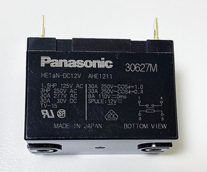 ☆★ 30Aパワーリレー Panasonic HE1aN-DC12V 8ヶセット 未使用 ☆★