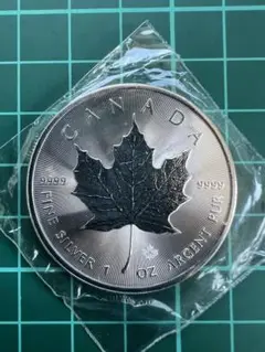 外国銀貨　カナダ5ドル銀貨　2023年