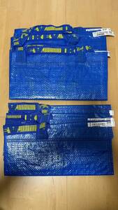 IKEA キャリーバッグ FRAKTA フラクタ ブルー Mサイズ 3枚 Lサイズ 3枚 未使用品