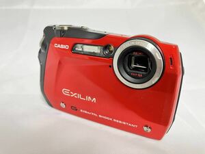 ★【美品・耐衝撃・防水・防塵・耐低温】CASIO カシオ EXILIM EX-G1 SHOCK RESISTANT レッド★♯2404033