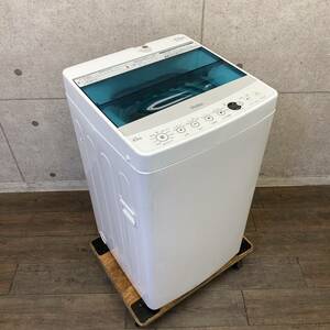 【直接引取可】4.５kg 洗濯機 ハイアール JW-C45A 念入り・お急ぎ・ドライ・毛布・槽洗浄 風乾燥 一人暮らし 動作品 A417-5