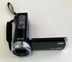 1円～【中古/美品/通電未確認】JVC ビクター GZ-HM177 ビデオカメラ エブリオ ハイビジョンメモリー ムービーカメラ ブラック バッテリー付