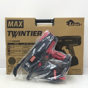 MAX マックス 14.4V 5.0Ah 充電式鉄筋結束機 ケース・充電器・バッテリ2個付 TWINTIER RB-610T-B2C/1450A RB90713 未使用品