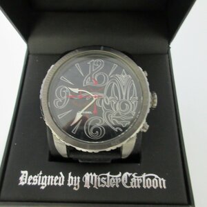 1円スタート！DIESEL 腕時計 ディーゼル ブラック Mr.CARTOON Limited Editionmi ミスターカートゥーン・リミテッドエディション DZMC-0001