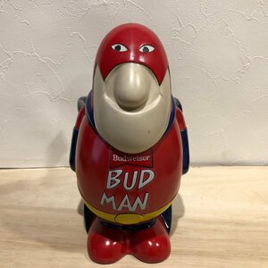 バドマン　ビアマグ　バドワイザー BUDMAN ビアジョッキ　ビール　陶器　容器　雑貨　置物　昭和レトロ　ビンテージ　（管理番号001）