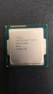 CPU インテル Intel Core I7-4770K プロセッサー 中古 動作未確認 ジャンク品 - A456