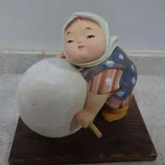 昭和レトロ　陶器人形　飾り人形