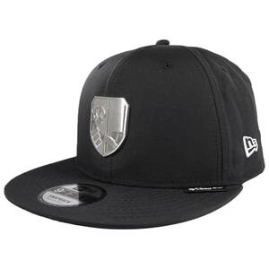 匿名送料無料 ★キン肉マン 帽子 New Era 9FIFTY [ソルジャーチーム パーテックス メタルSTマーク キャップ] ブラック M/L 未使用 ☆即決！