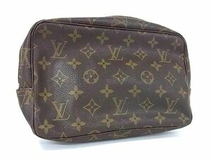 1円 LOUIS VUITTON ルイヴィトン M47524 モノグラム トゥルース トワレット23 クラッチバッグ セカンドバッグ ポーチ ブラウン系 AX6593