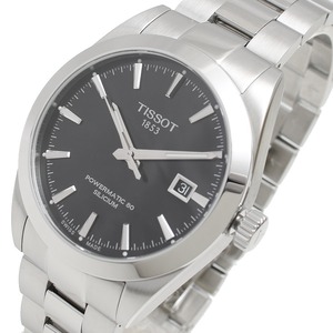 ティソ TISSOT 腕時計 T127.407.11.051.00 メンズ ジェントルマン パワーマティック 80 自動巻き ブラック シルバー