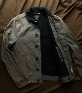 【傑作】極美品 RRL DECK JACKET ダブルアールエル デッキジャケット ジャケット ヴィンテージ アンティーク2012年製 ラルフローレンXS