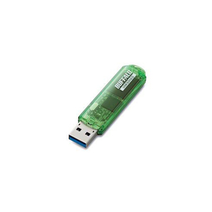 BUFFALO バッファロー バッファローツールズ対応USB3.0用USBメモリースタンダードモデル 64GB グリーンモデル RUF3-C64GA-GR RUF3C64GAGR