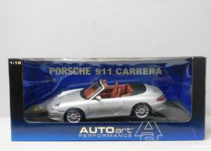 オートアート 1/18 ポルシェ 911 (996) カレラ カブリオレ AUTOart PORSCHE CARRERA ミニカー モデルカー