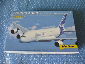 プラモデル エレール Heller 1/800 AIRBUS A380 Premier Vol-Maiden Flight 未組み立て 昔のプラモ 海外のプラモ