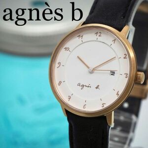 681 アニエスベー時計　メンズ腕時計　レディース腕時計　ホワイト　シンプル