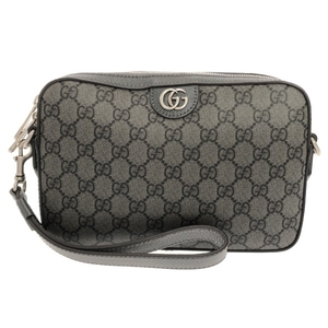 グッチ GUCCI セカンドバッグ 699439 オフィディアGGクロスボディバッグ PVC(塩化ビニール)×レザー グレー×ダークグレー バッグ