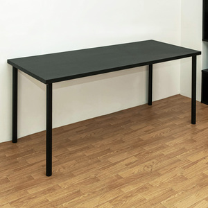 フリーデスク テーブル 150cm幅 奥行60cm テーブル 平机 作業台シンプル 白 黒 TY-1560(BK) ブラック