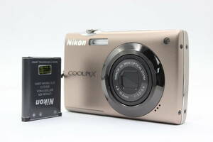 【返品保証】 ニコン Nikon Coolpix S4000 ブロンズ Nikkor 4x Wide バッテリー付き コンパクトデジタルカメラ s3429