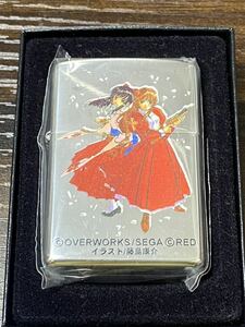 zippo サクラ大戦 真宮寺さくら 帝国華撃団 ゲーム アニメ SEGA イラスト/藤島 康介 2002年製 シルバー デットストック ケース 保証書