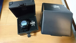 stussy 30周年 g-shock 時計 ウォッチ カシオ 限定 ブラック ブルー 6900 ジーショック ステューシー コラボ