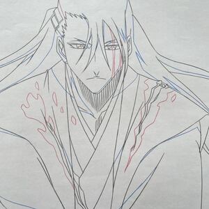 ■【ブリーチ BLEACH】【朽木白哉 Byakuya Kuchiki】原画 動画 セル画　1枚 anime genga douga cel アニメ(k26) 